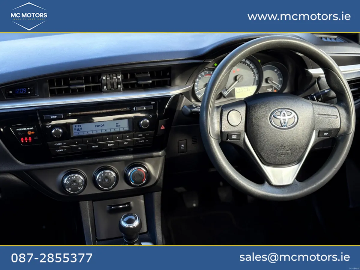 Toyota Corolla 6 MONTH WARRANTY + NEW NCT - Image 2