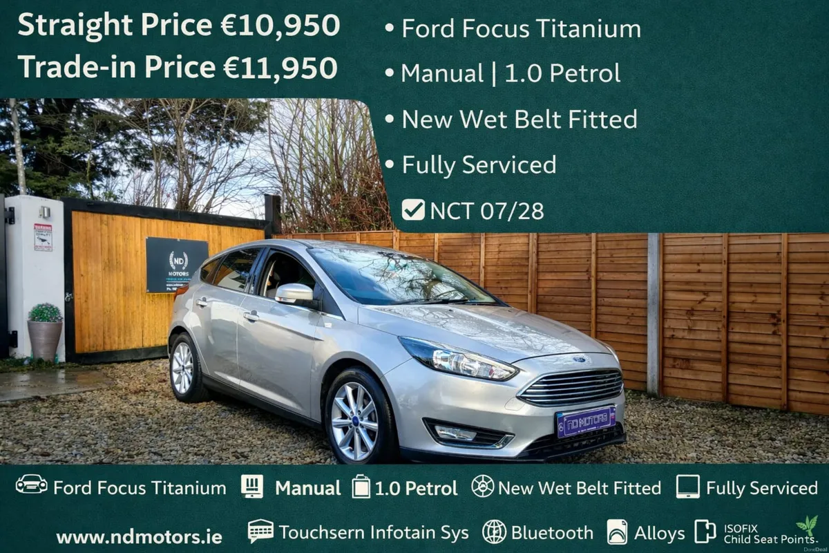 🆕️2017 Ford Focus 1.0 Eco 125PS Titanium🆕️ - Image 1