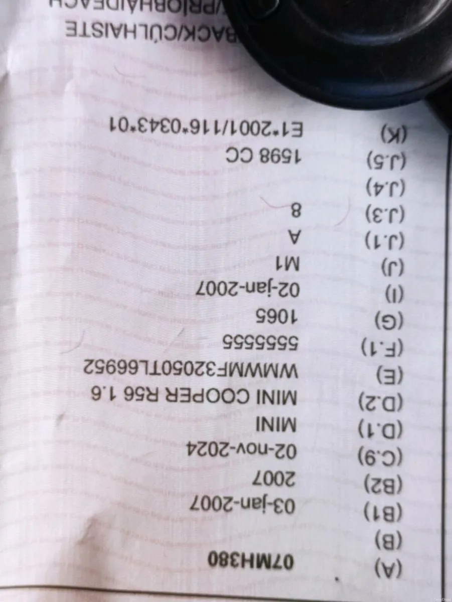 Mini cooper for sale taxed no NCT - Image 4