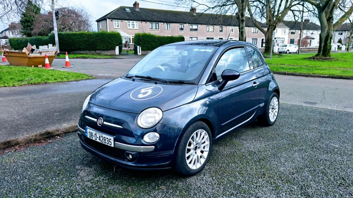 Fiat 500 1.2 petrol new nct 04 2027 tax low kilom. - Image 1