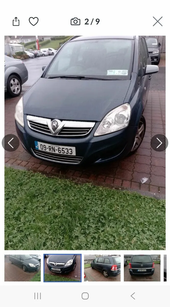 Vauxhall Zafira 2009 - Image 1