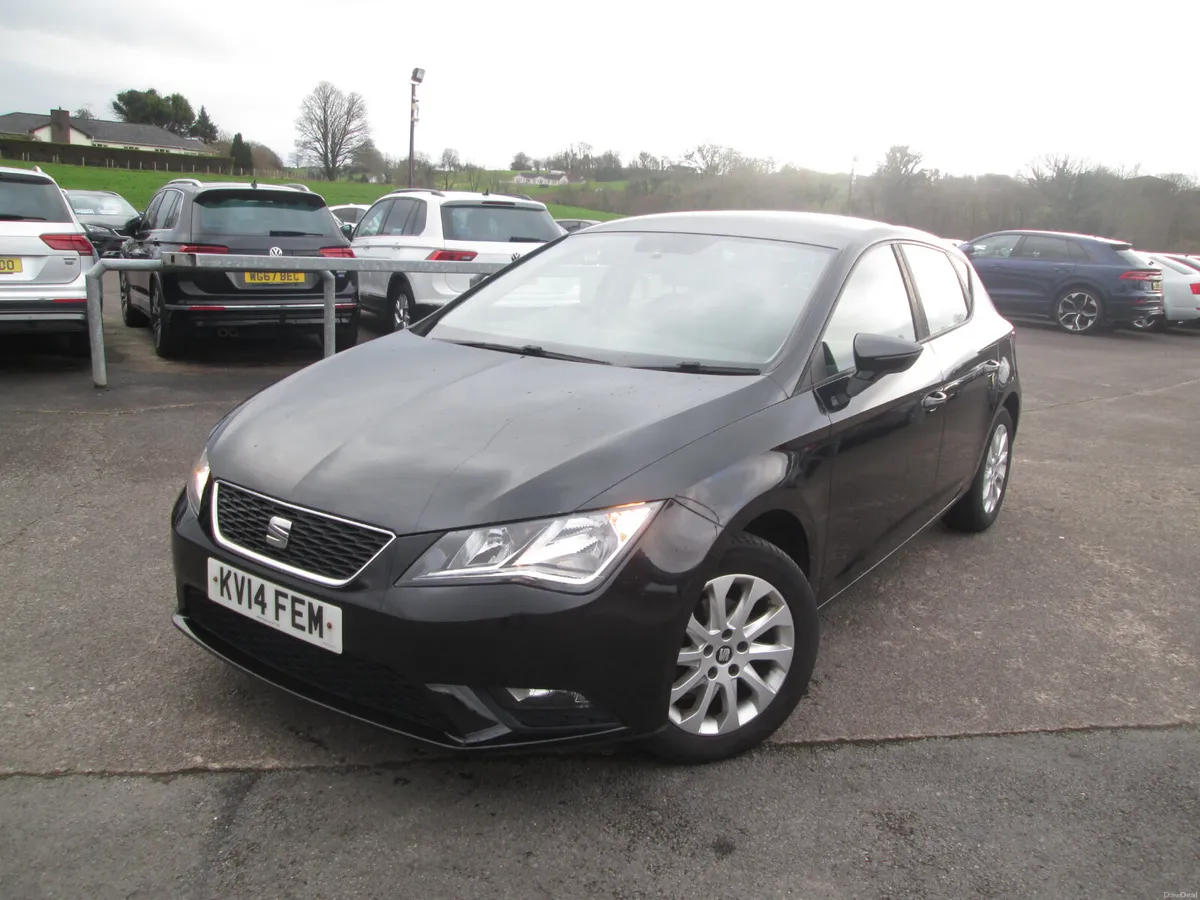 2014  SEAT  LEON  1.6  TDI  SE  5DR  (BLACK) - Image 2