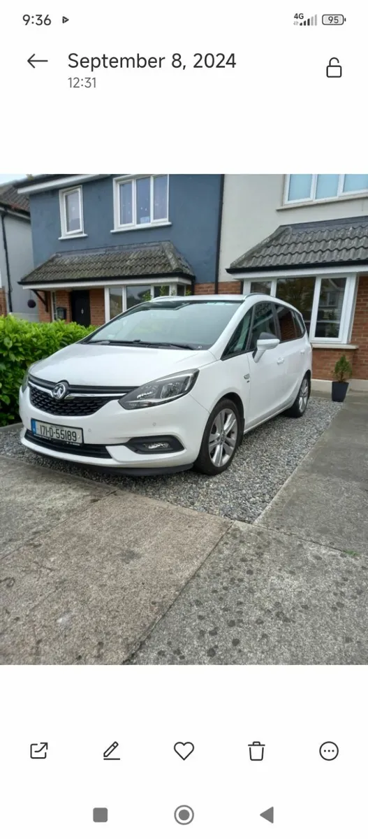 Vauxhall Zafira 2017 - Image 1