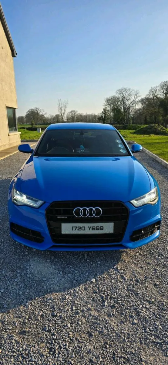 Porsche Voodoo Blue Audi A6 S-line black edition - Image 2