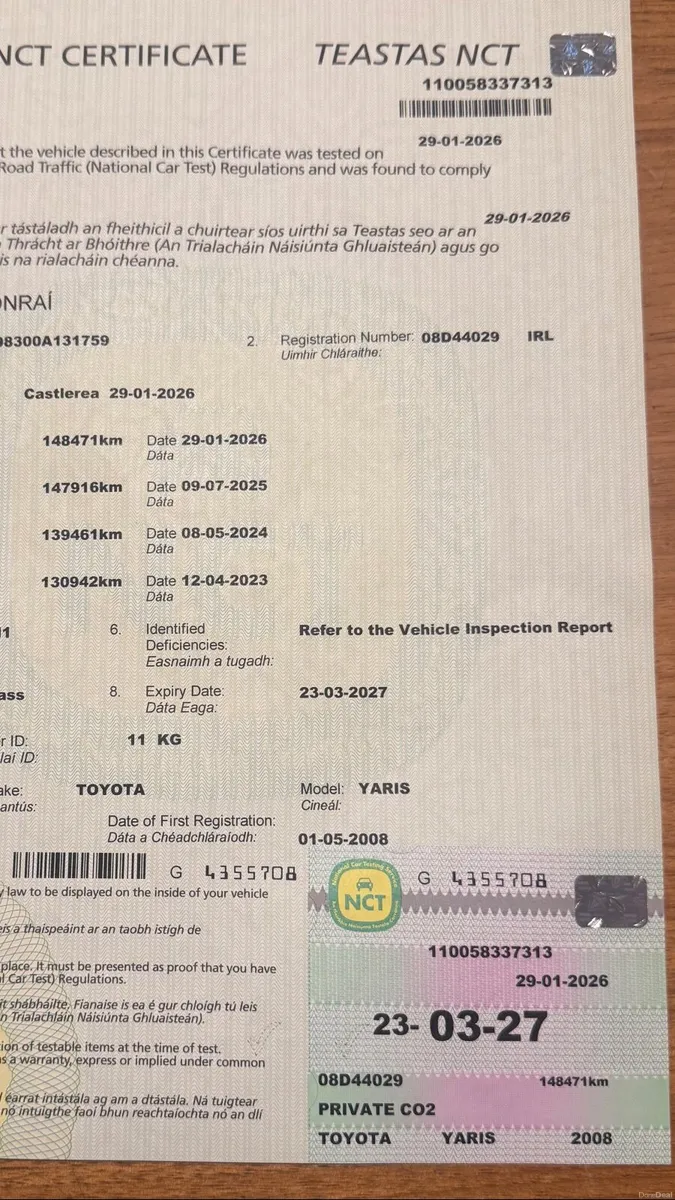 Toyota Yaris 2008 DEPOSIT TAKEN - Image 3