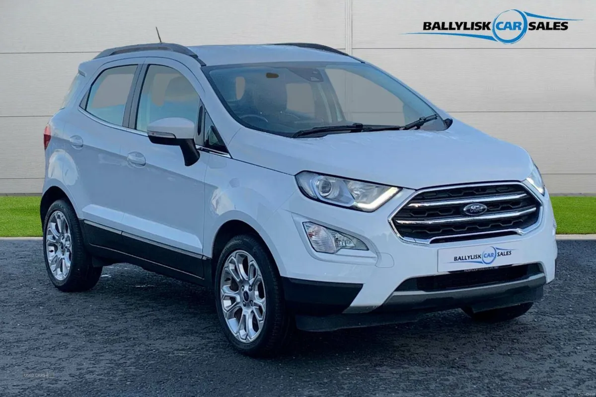 Ford EcoSport 1.0T 125PS Titanium in White with 22 - Image 1