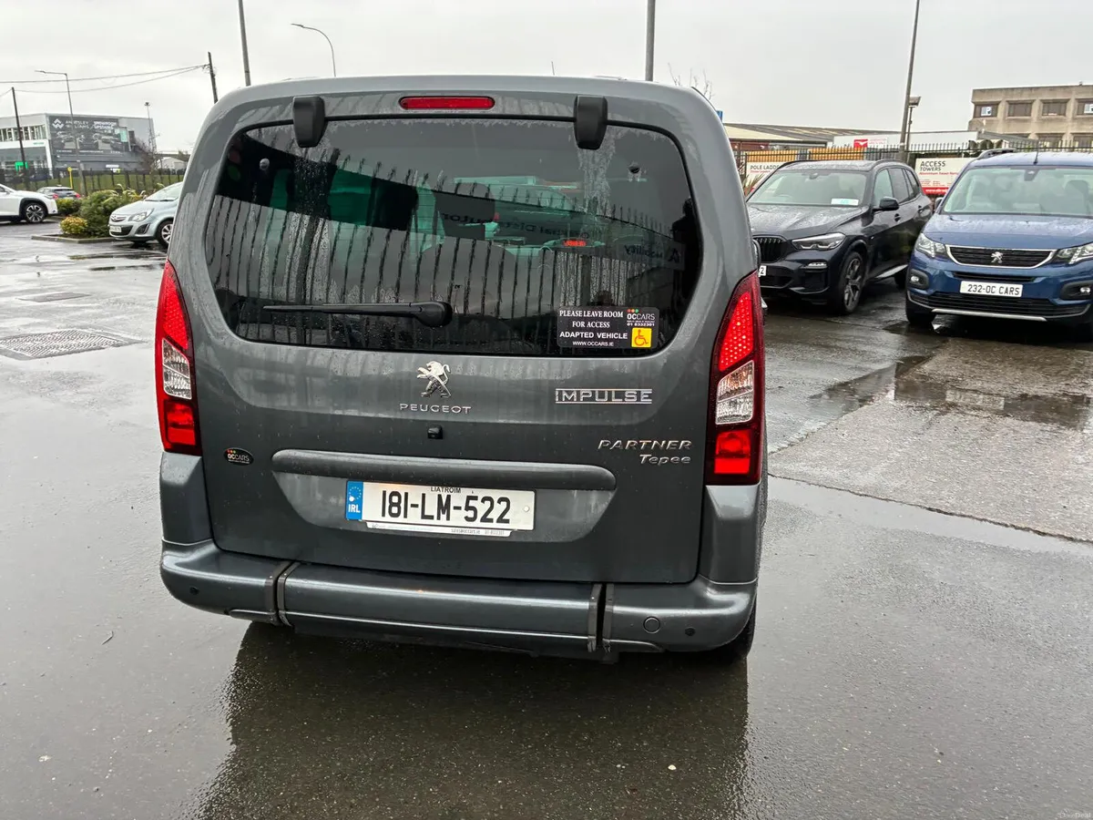 Drive From Wheelchair/Upfront Peugeot Partner 2018 - Image 5