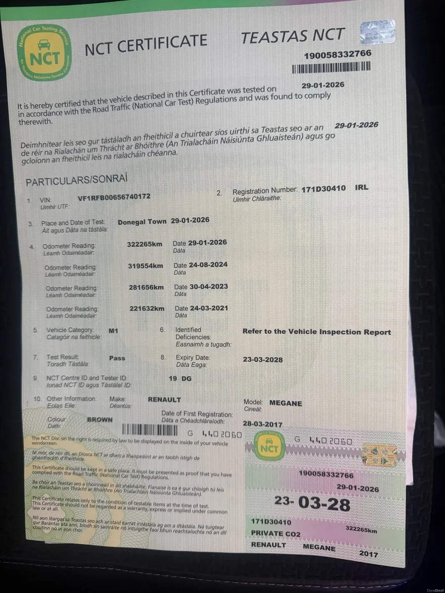 New nct 2028. 2017 Renault Megan iv st șport - Image 2