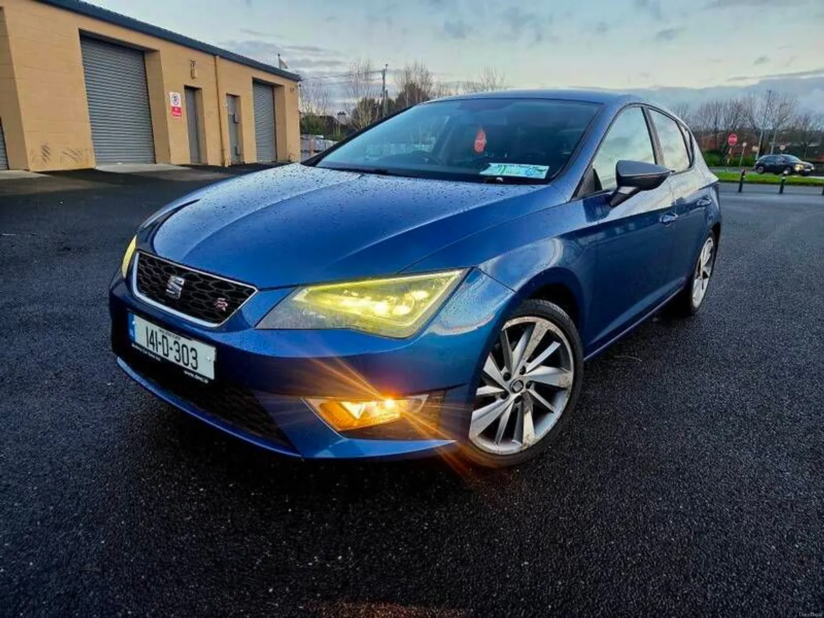 SEAT LEON FR 2014 2.0 Diesel Stunning Blue NCT & Taxed - Image 2
