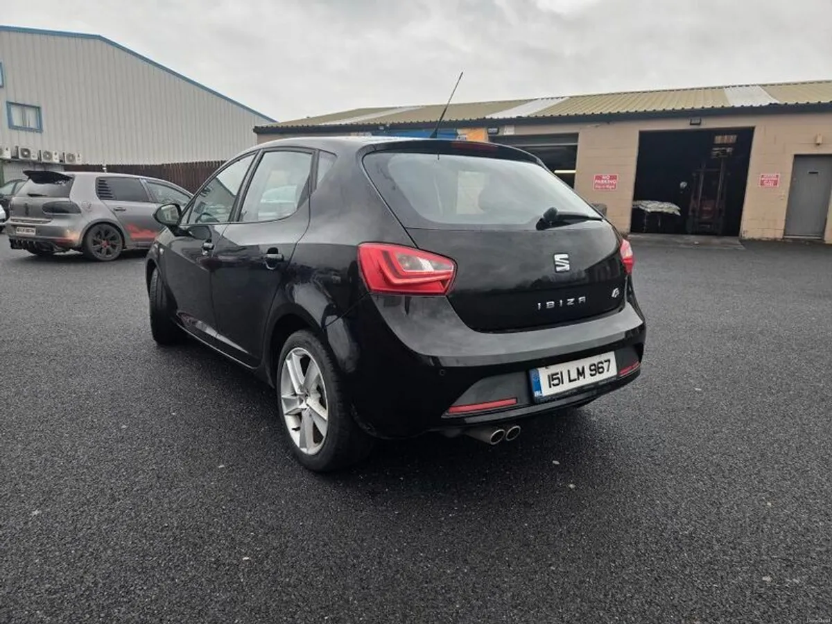 SEAT IBIZA FR 2015 Diesel 1.6 TDI Manual Black Fresh NCT & Taxed - Image 3
