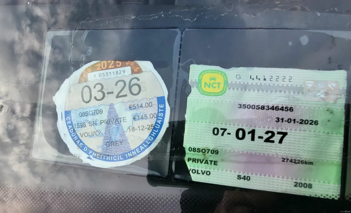 Rare 2008 Volvo S40, 1.6 petrol/NCT 2027 - Image 3