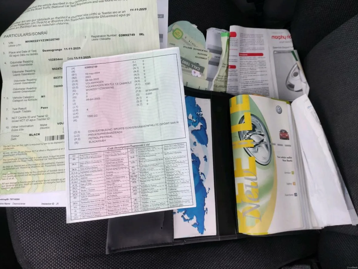 Vw bettle for sale new NCT taxed - Image 3