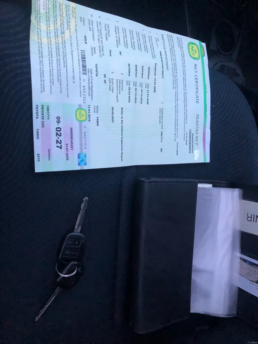 2010 toyota yaris 1.0 new nct - Image 2