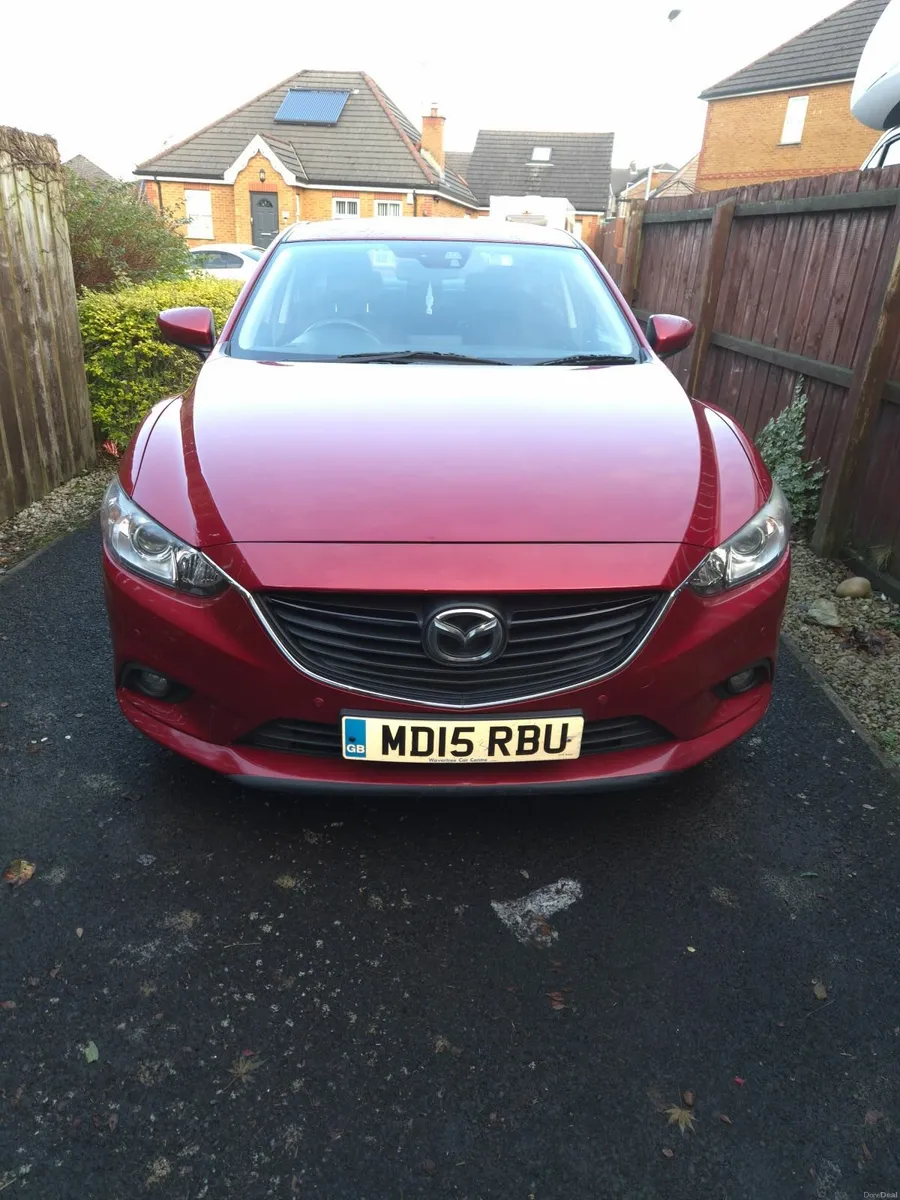 Mazda 6 Red, £20 road rax, low fuel consumption - Image 1