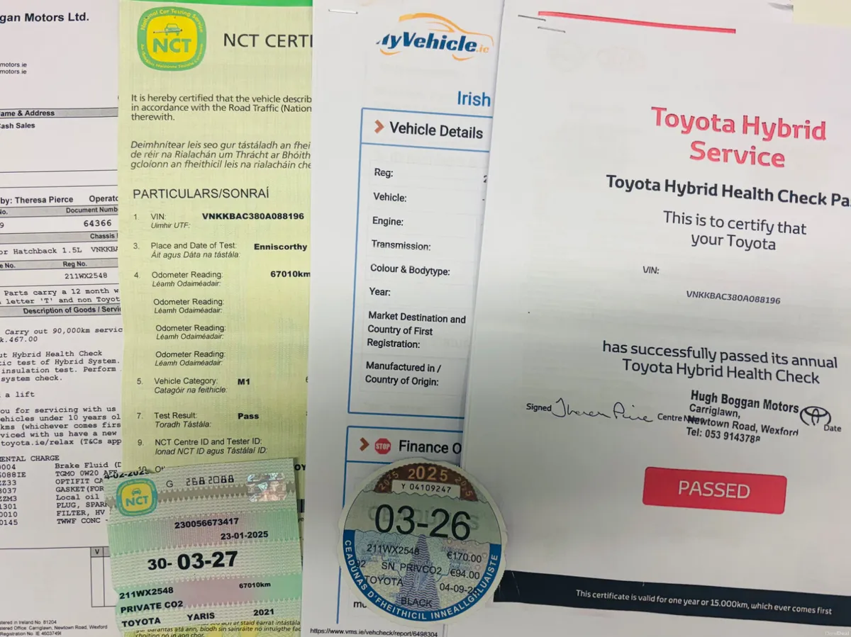 2021 TOYOTA YARIS LUNA HYBRID NCT TAX - Image 2