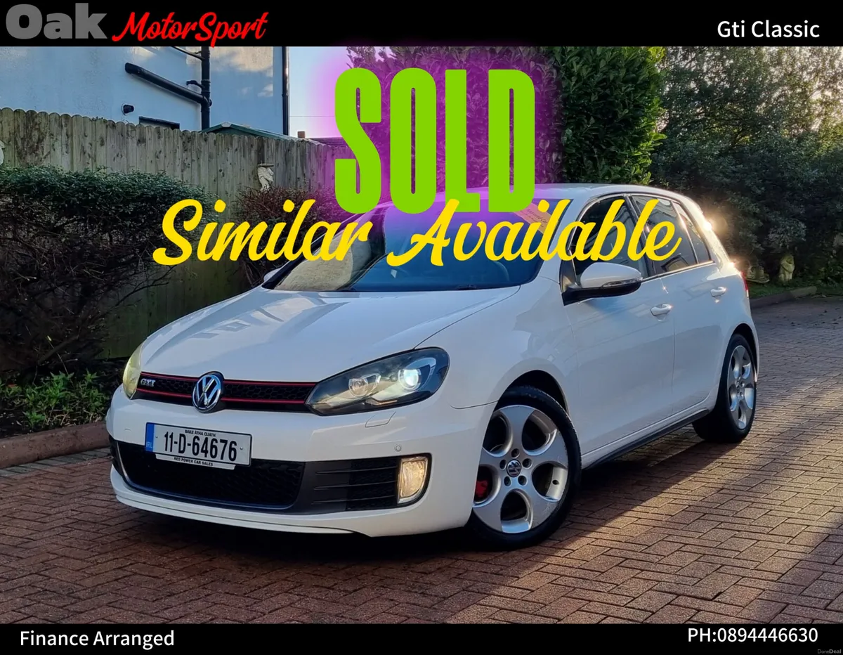 Golf Gti Classic Low miles49k/NewNct /Auto DSG - Image 1