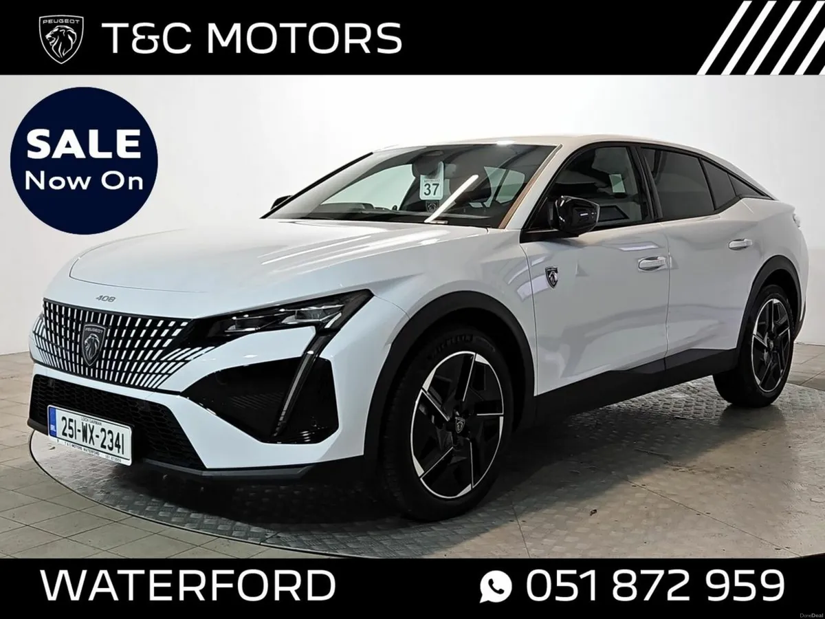 Peugeot 408 GT Hybrid 145 BHP, Warranty up to 04/2 - Image 1