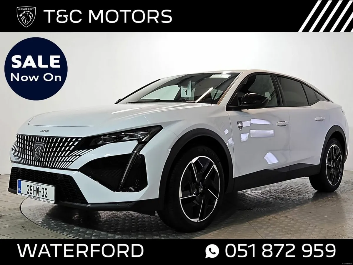 Peugeot 408 GT Model, Leather & Alcantara Seats, P - Image 1