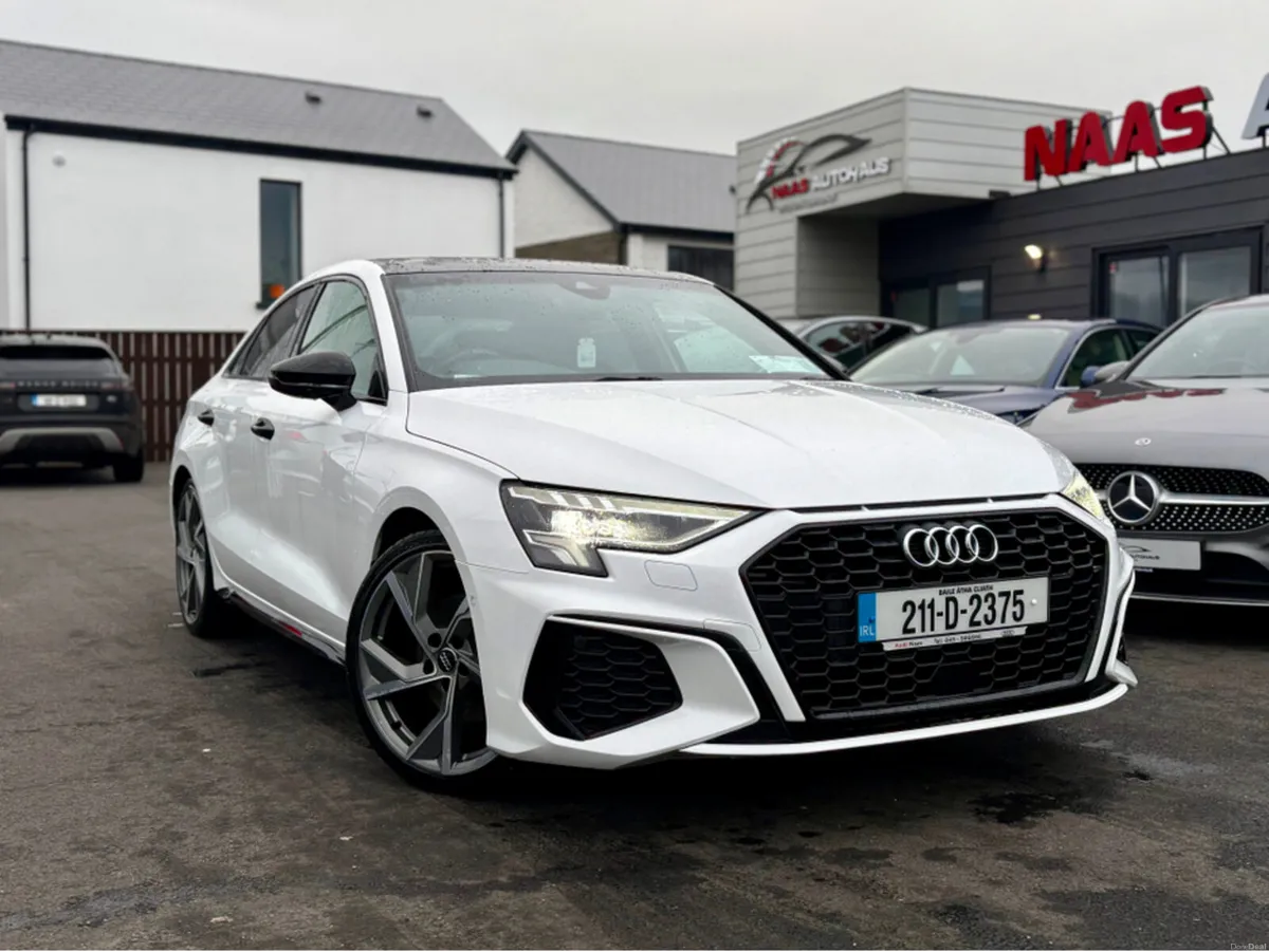 Audi A3 35 TFSI S line Auto Glacier White Metallic - Image 1