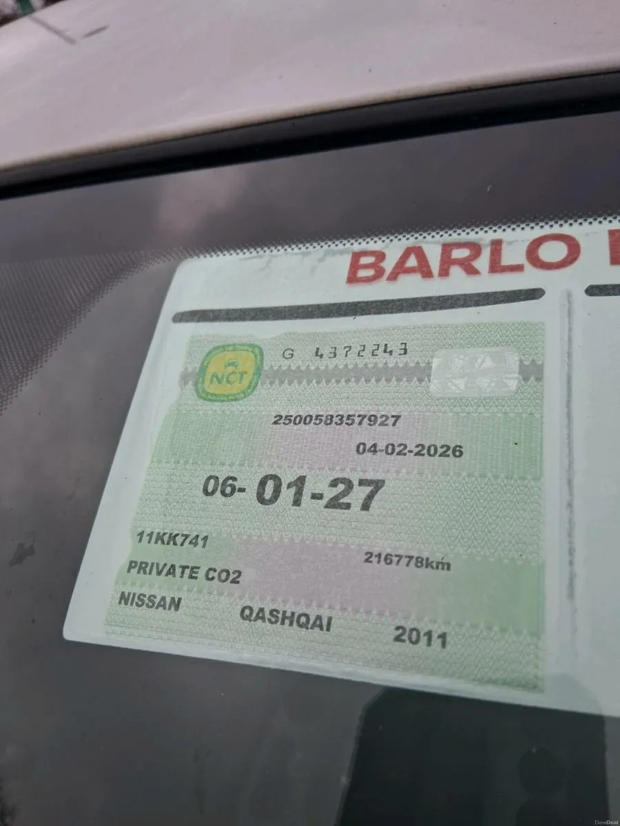 11 Qashqai 1.5 DCi new NCT 01/27 216km - Image 2