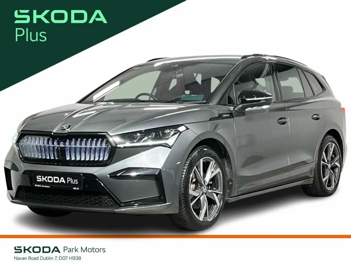 Skoda Enyaq Sportline IV 80 - Crystal Grille - Rev - Image 1