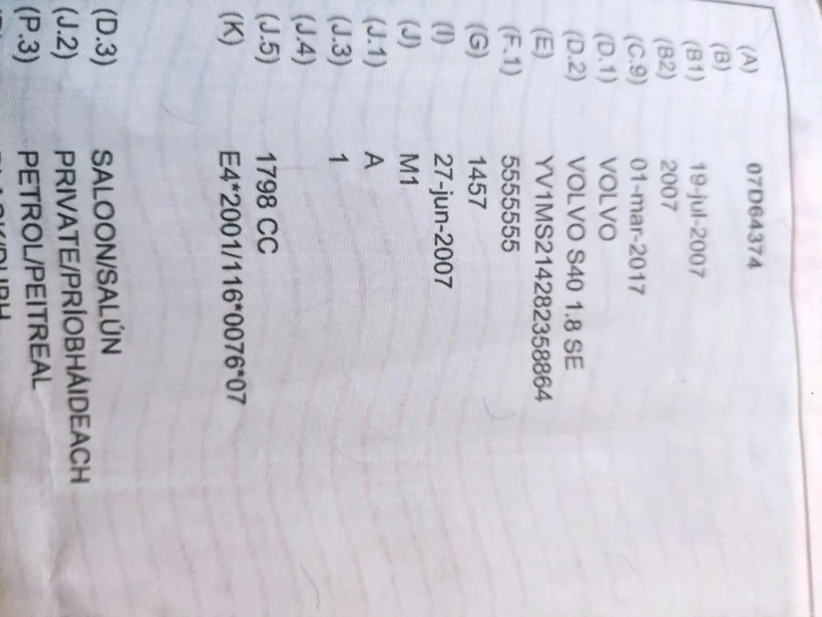 Volvo s 40 for sale taxed - Image 2