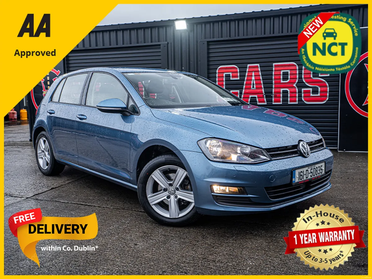 2016 VW Golf 1.4tsi Auto/High spec/1yr warranty - Image 1