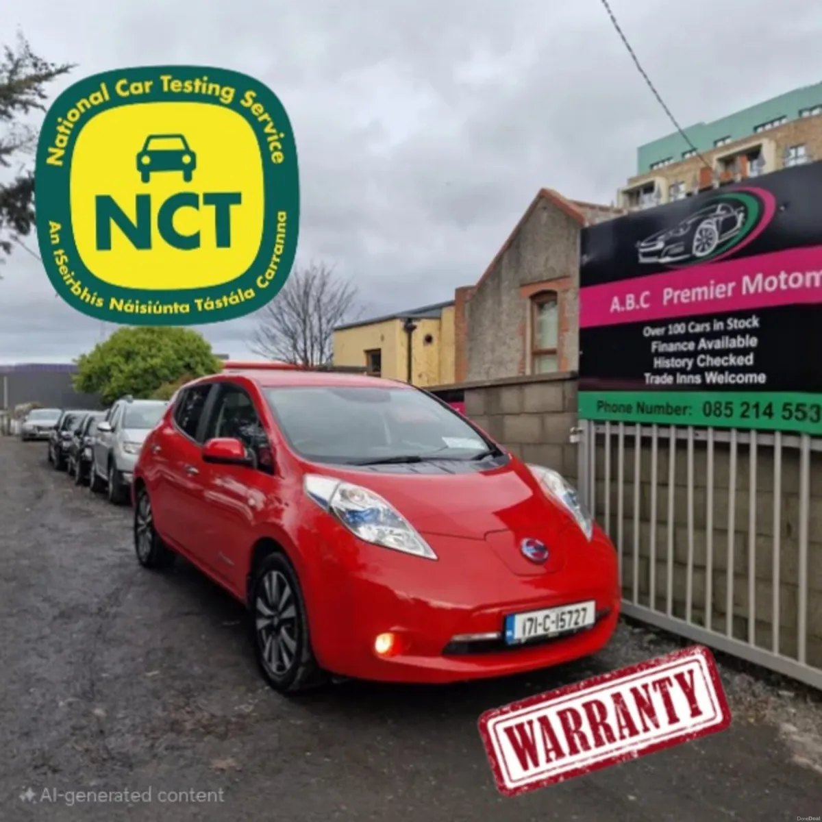 Nissan Leaf 2017 Only 1 Owner - Image 1