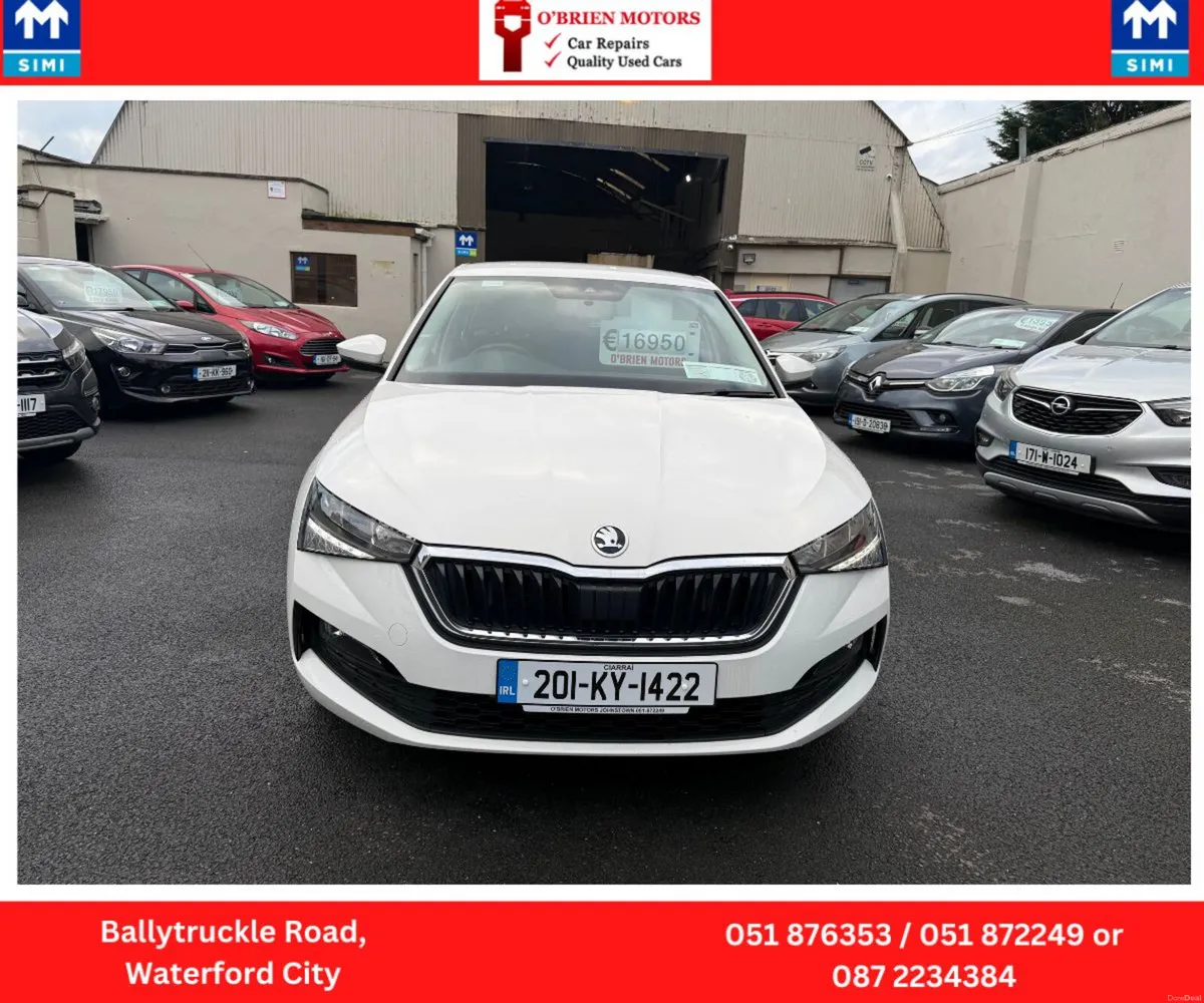 2020 Skoda Scala 1.00,  71117km, White, 5 Door, - Image 3
