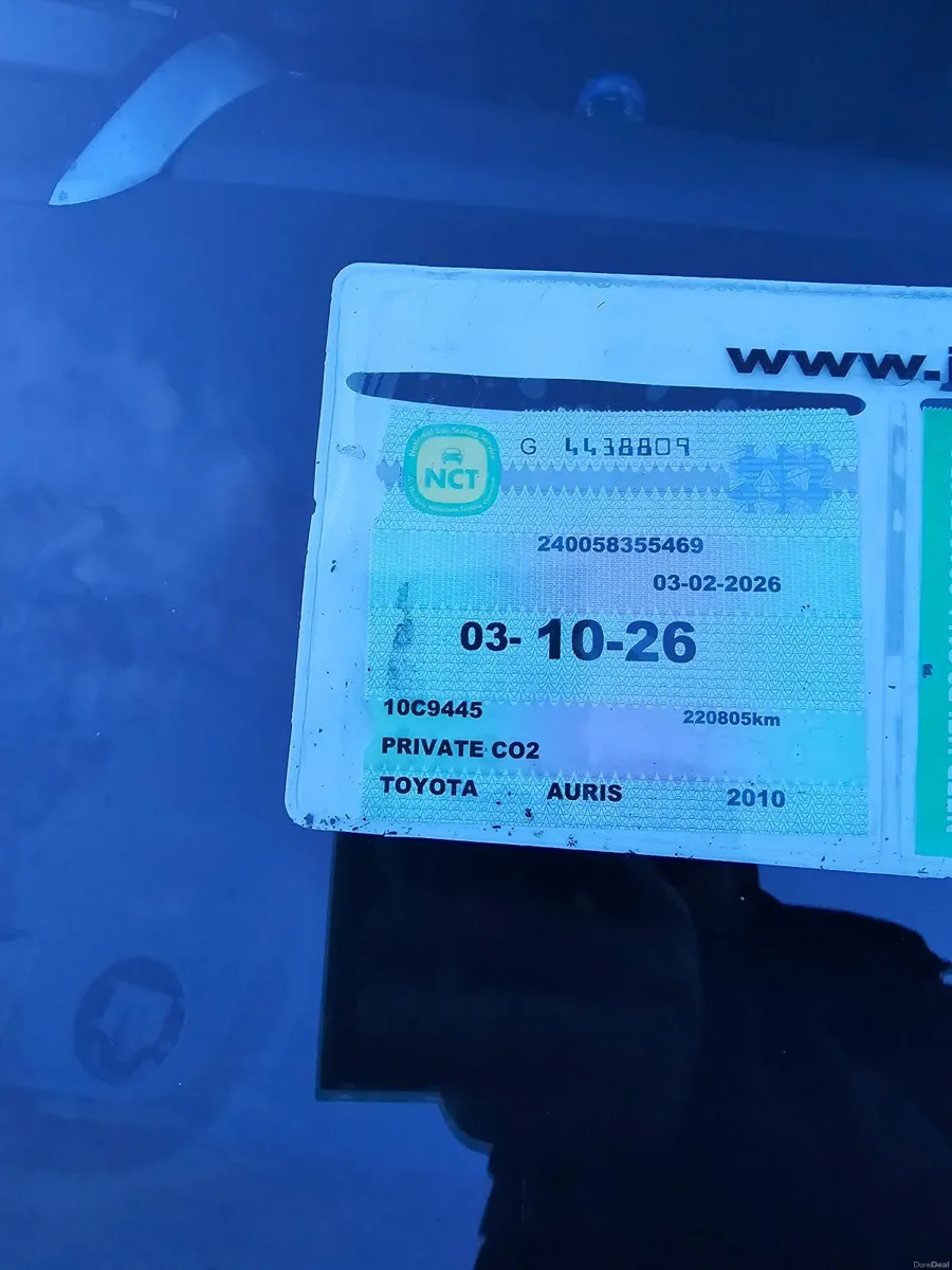 Toyota Auris 2010 Petrol 1.3 Manual FRESH NCT - Image 4