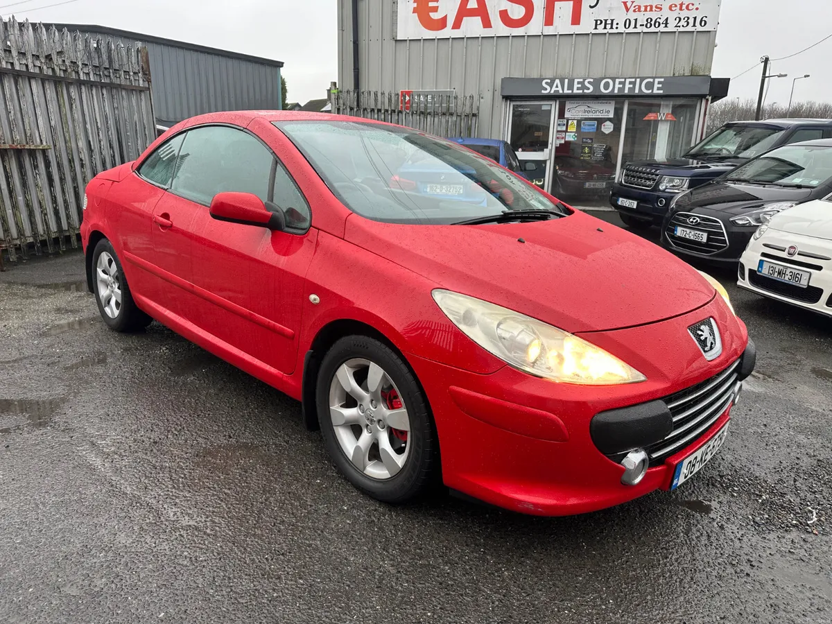 Peugeot 307 2008 Convertible 1.6 Petrol NCT TAX - Image 3
