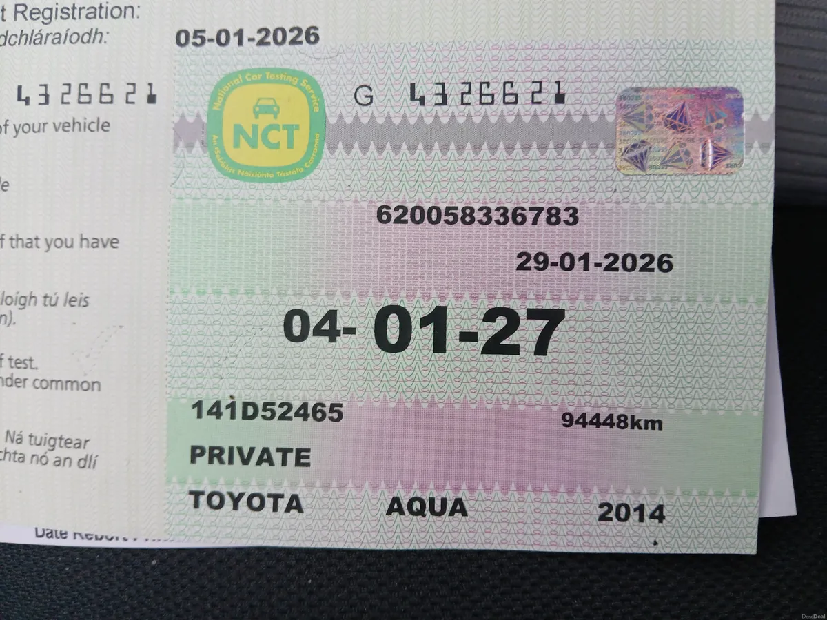 Toyota Aqua 2014 New Nct - Image 3