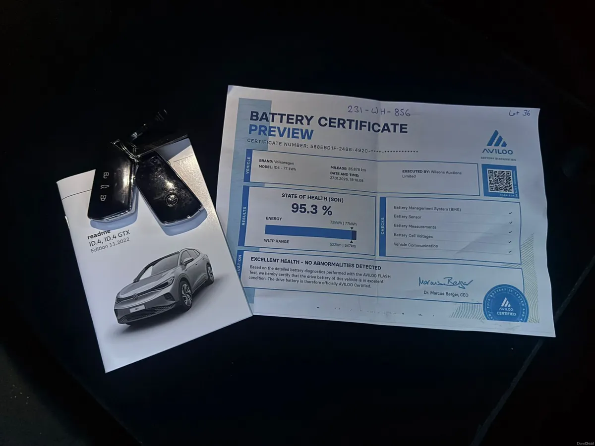 231 VW ID.4 LIFE DX PRO 77kWh Warranty - Image 2