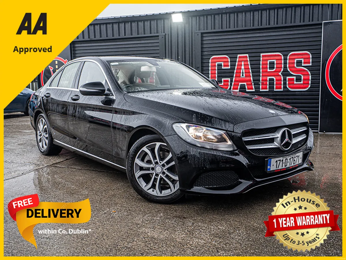 2017 Mercedes C180 Auto/Irish/Low kms/1yr warranty - Image 1