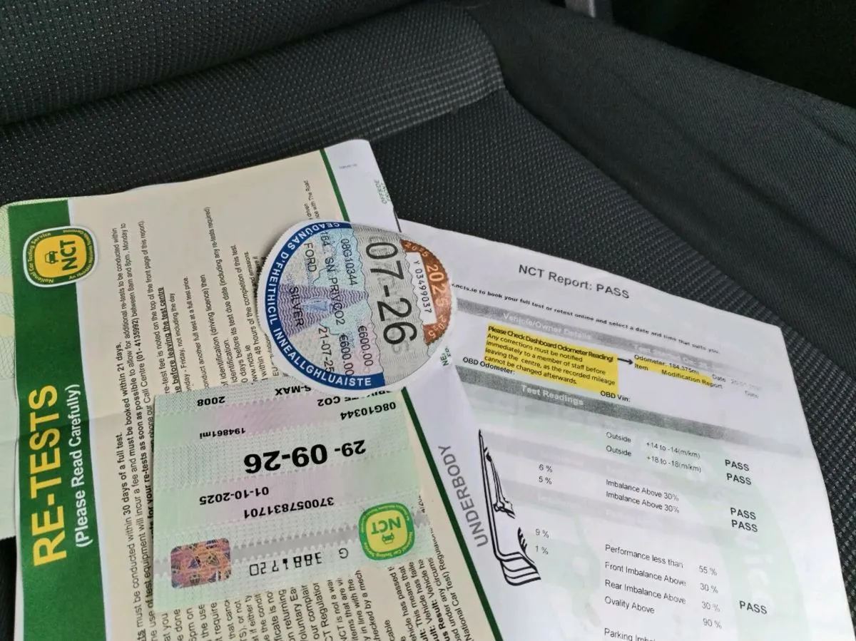 Ford s max 1.8 disel titanium NCT and tax - Image 2