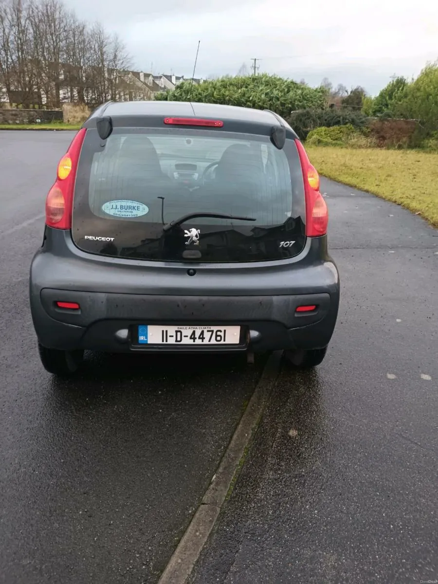 2011 Peugeot 107 1litre petrol Nct 9/26 Tax 11/26 - Image 3