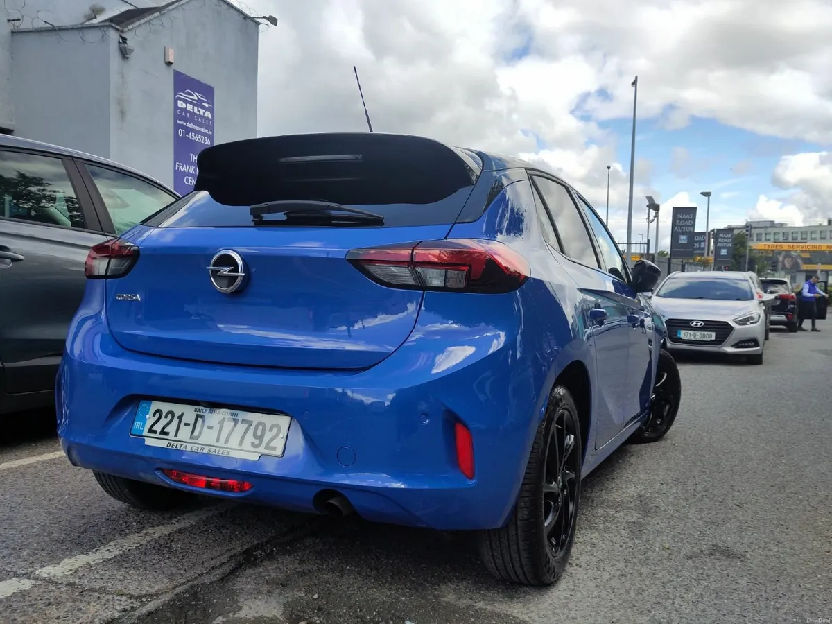 Blue Opel Corsa 2022 - Image 2