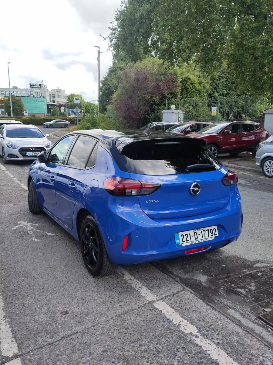 Blue Opel Corsa 2022 - Image 3