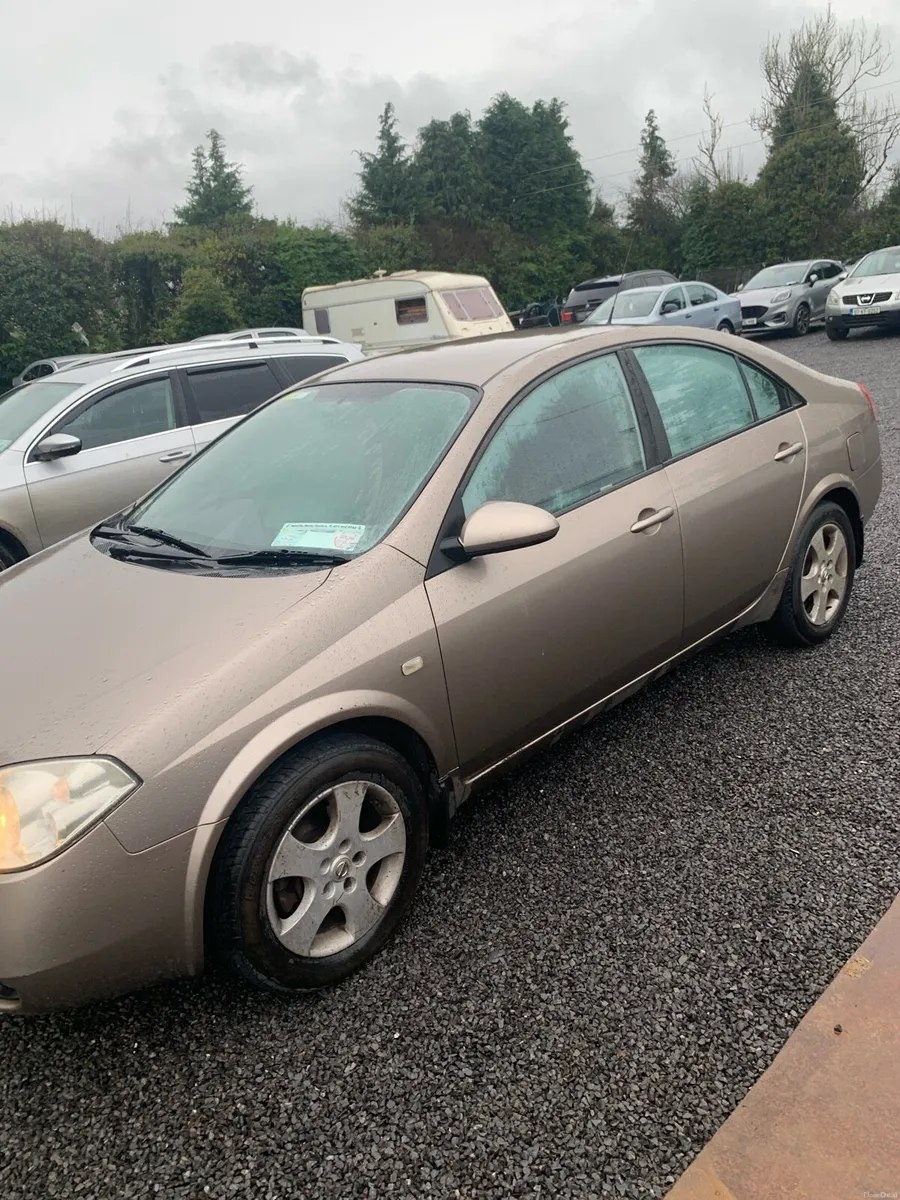 Nissan Primera 2006 with reversing Colour Camera - Image 2