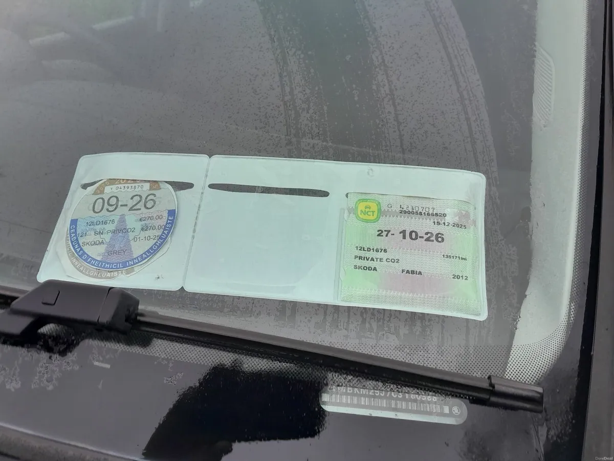 2012 Skoda Fabia 1.2 petrol nct+tax   €2400 - Image 2