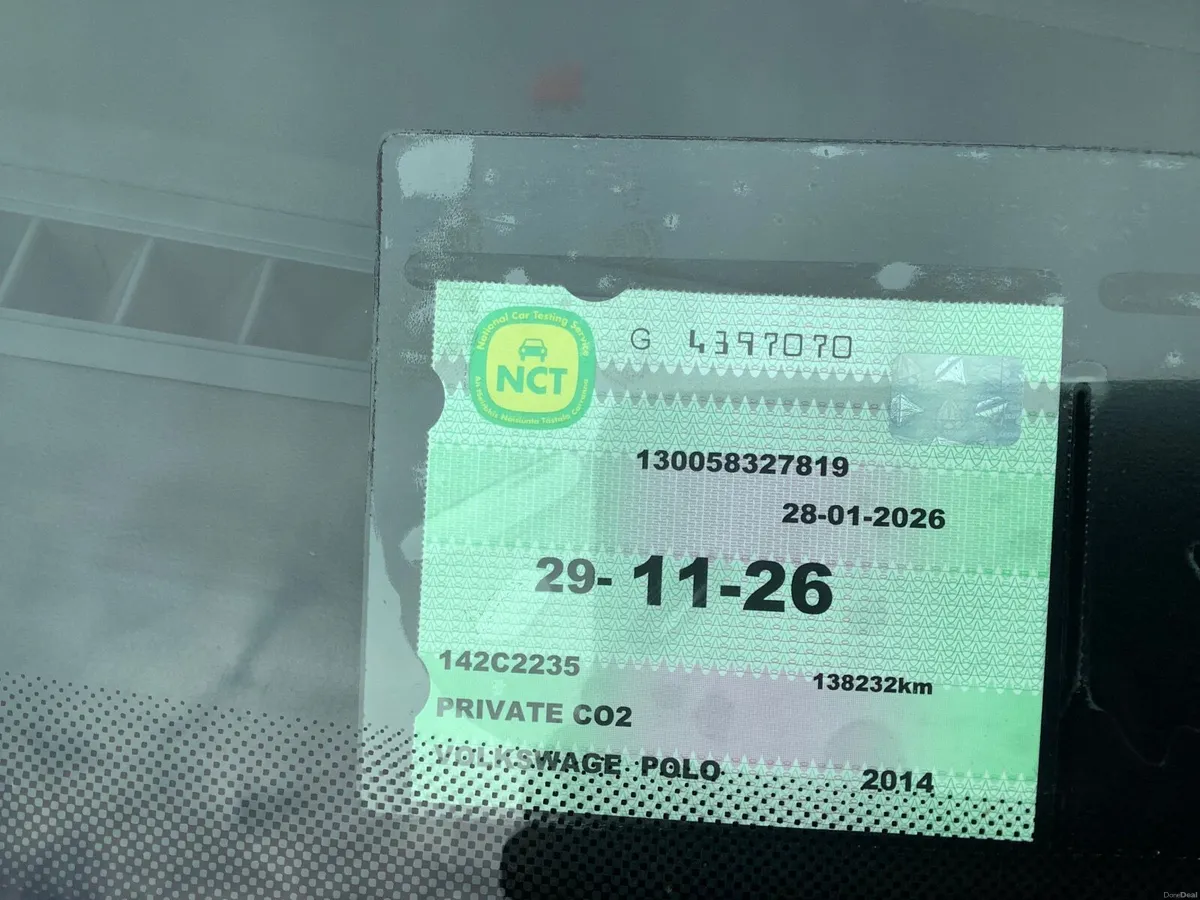 142 Volkswagen Polo 1.2…mint car,new nct…serviced - Image 2