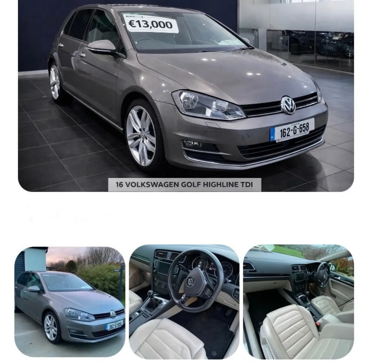 162 Volkswagen Golf Highline 1.6 TDI - Image 1