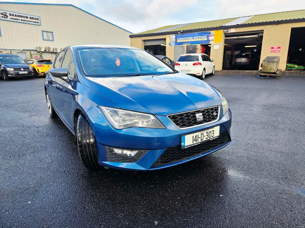 SEAT LEON FR 2014 2.0 Diesel Stunning Blue NCT & T - Image 2