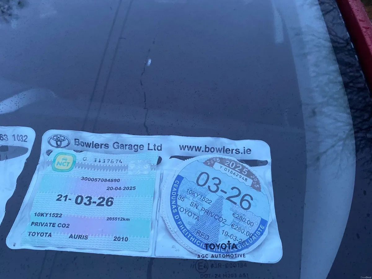 2010 TOYOTA AURIS 1.3 PETROL TAX & NCTD - Image 4