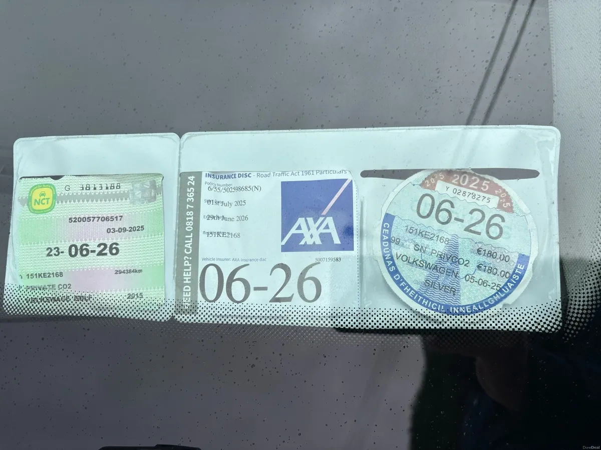 VW Golf Highline 1.6Tdi taxed and tested 06/26 - Image 3