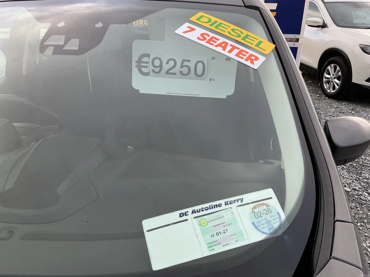 FORD GRANDC-MAX 7 SEATER DIESEL F.S.H SPOTLESS - Image 3