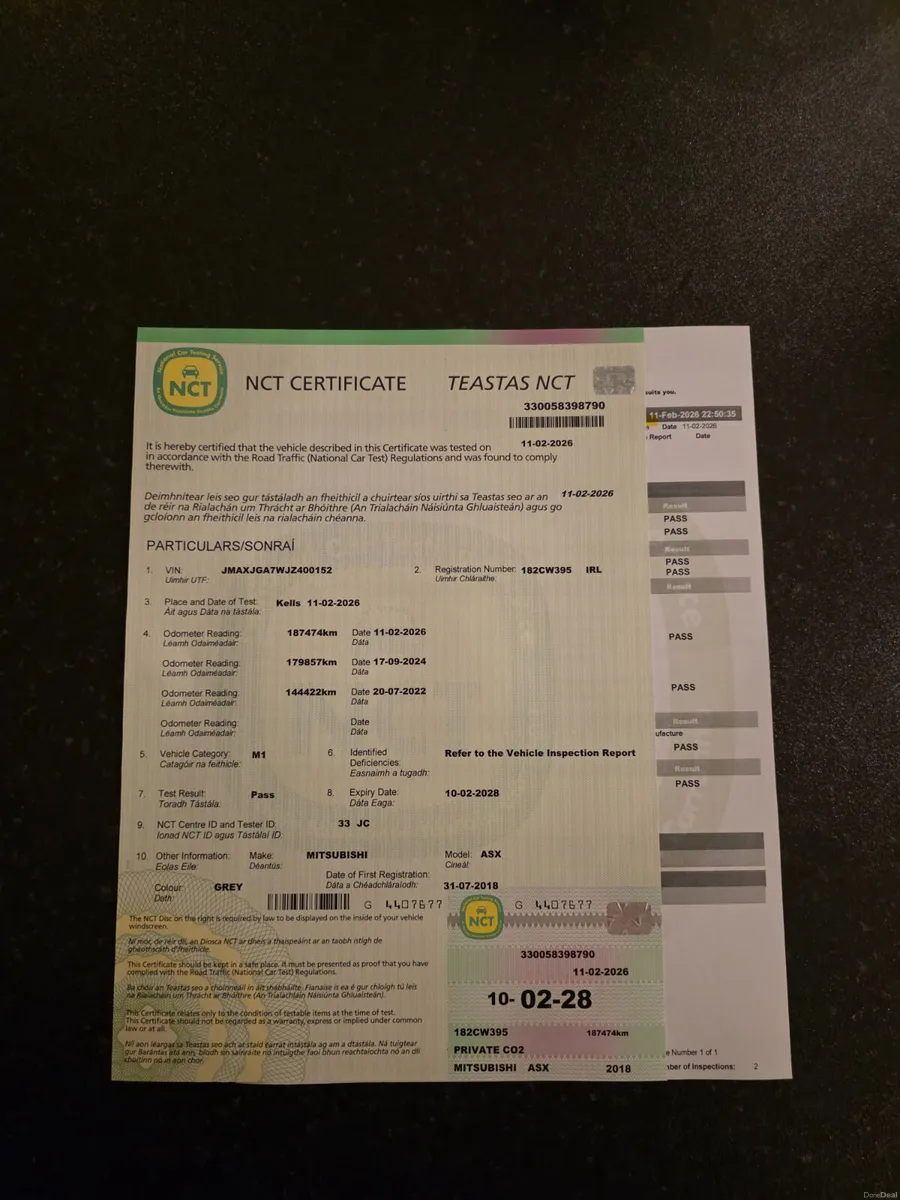 Mitsubishi ASX 2018 NEW NCT 02/2028 - Image 4