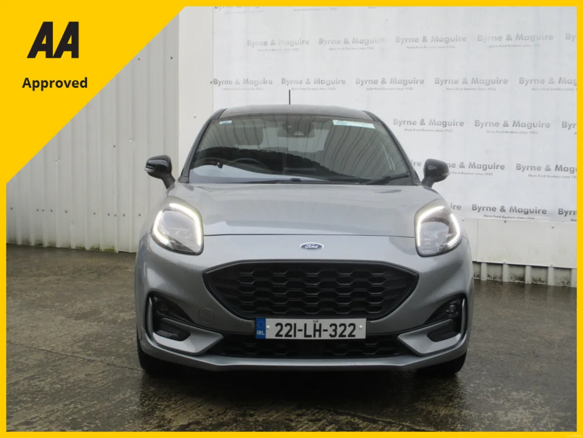 Ford Puma ST-LINE  5DR 1.0T 125 MHEV.  SOLAR SILVE - Image 3