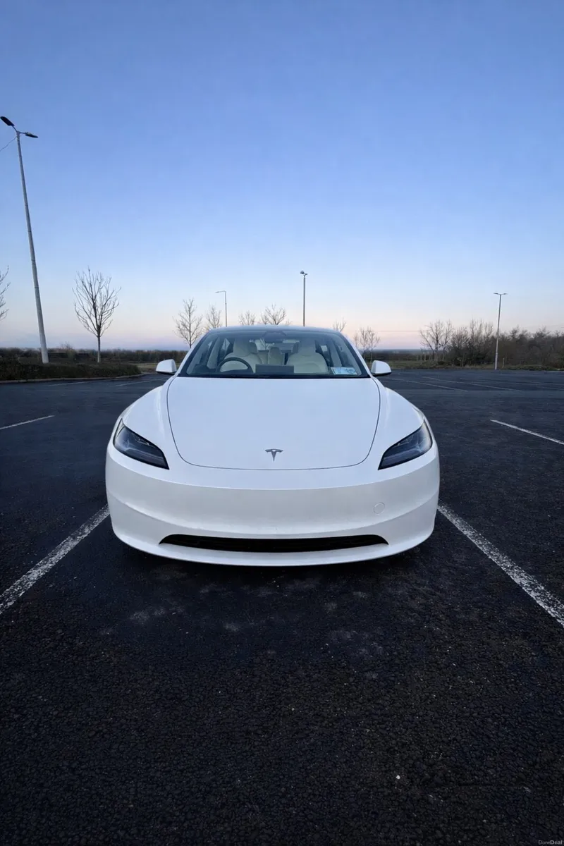 2025 Tesla Model 3 RWD | White Leather Interior - Image 3
