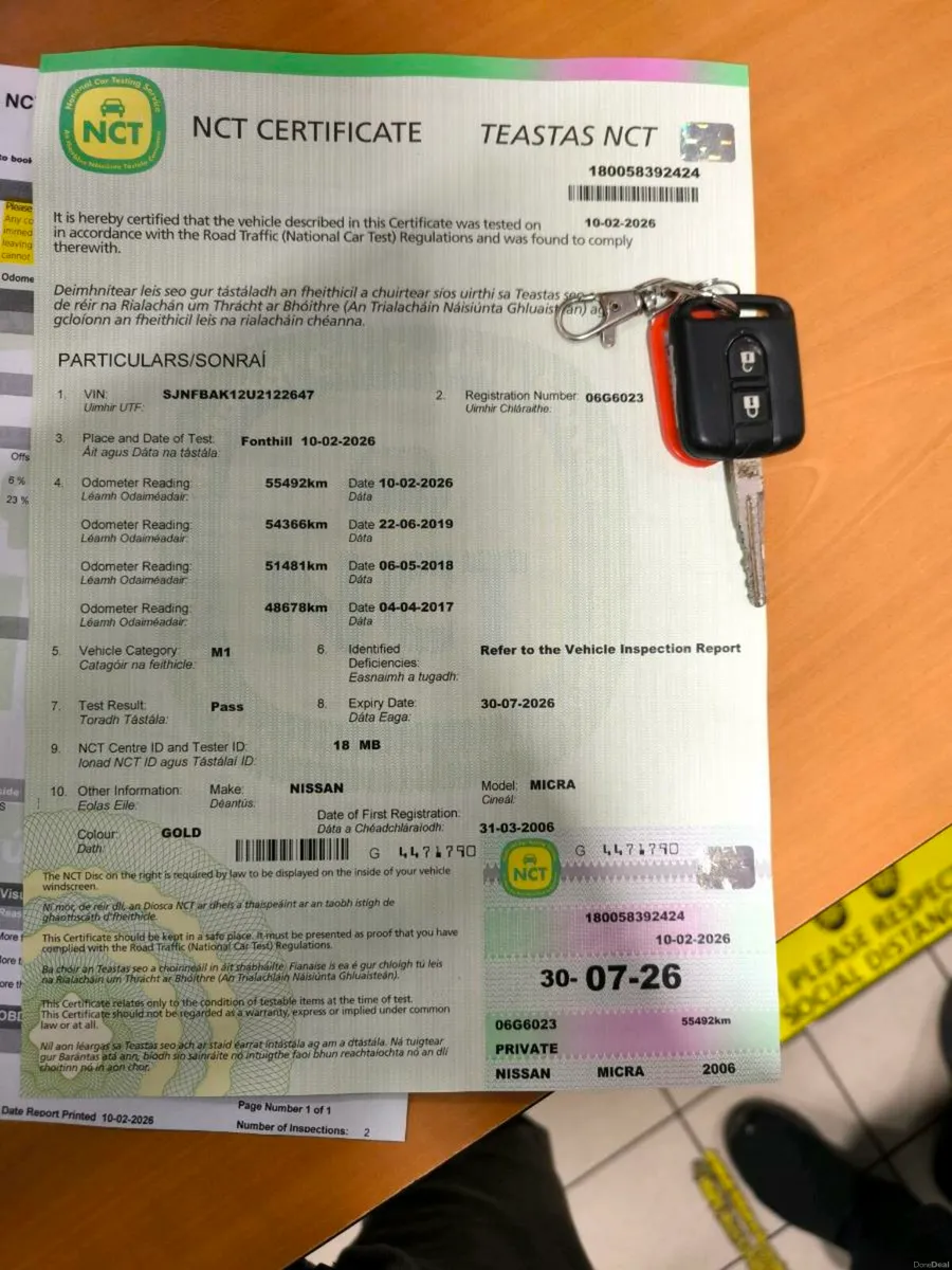 Pending !!Nissan Micra 06 Aut LOWMILES 34k miles - Image 2